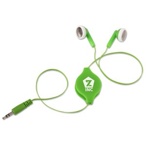 Retractable Coloured Ear Buds Main Image