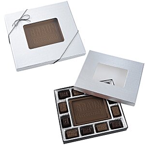 Chocolate Bites - 12-Piece - Silver Box Main Image