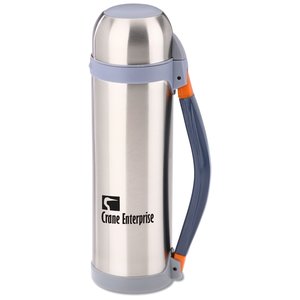 Stainless Steel Vacuum Bottle with Handle - 57 oz. Main Image