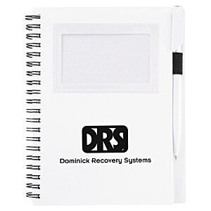 Business Card Notebook with Pen - Opaque - 24 hr Main Image