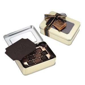 Dark Chocolate Box with Chocolate Bites - Large Main Image