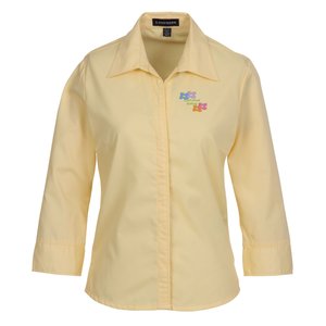 McGregor EZ-Care 3/4 Sleeve Twill Shirt - Ladies' - Closeout Main Image