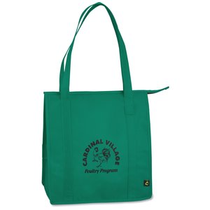 Zippered Grocery Tote - 13 x 12 - Closeout Main Image