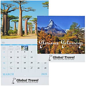 Glorious Getaways Appointment Calendar - Stapled Main Image