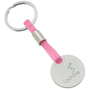 Colourful Strap Metal Keychain - Round Main Image
