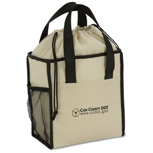 Drawstring Lunch Cooler Tote Main Image