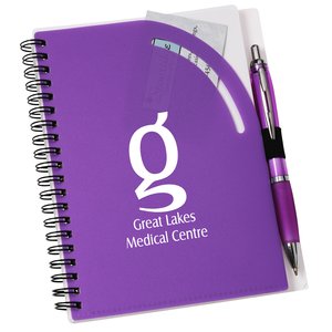 Curvy Top Notebook with Pen Main Image