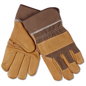 Leather & Denim Work Gloves Main Image