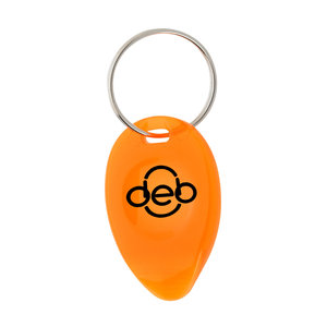 Tear Drop Lottery Scratcher Key Tag - Translucent - Closeout Main Image