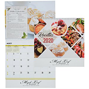 Delicious Recipes Deluxe Appointment Calendar - French Main Image