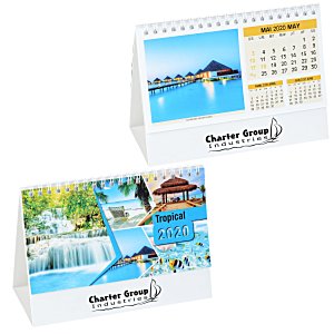 Tropical Desk Calendar - French/English Main Image
