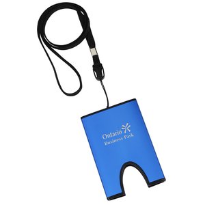 Trader Business Card Holder with Lanyard-Closeout Main Image