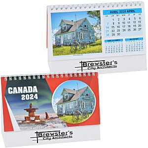 Scenic Canada Desk Calendar - French/English Main Image