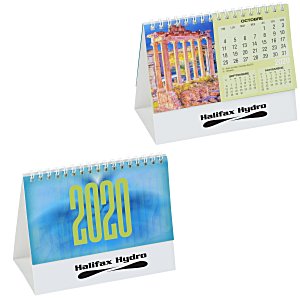 Econo Scenic Desk Calendar - French Main Image