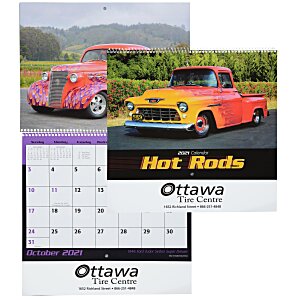Hot Rods Appointment Calendar - Spiral Main Image