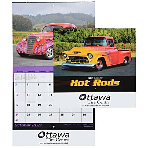 Hot Rods Appointment Calendar - Stapled Main Image