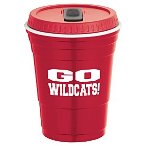 Game Day Cup with Lid - 16 oz. - Opaque Main Image