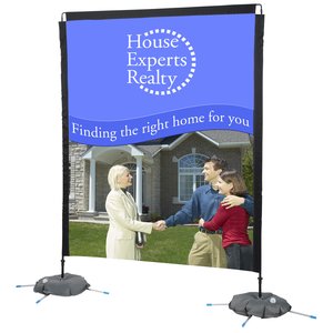 Tribute Indoor Banner Display - 14-1/2' -Replacement Graphic Main Image