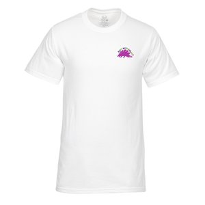 Fruit of the Loom Tagless HD Lofteez T-Shirt - Embroidered - White Main Image