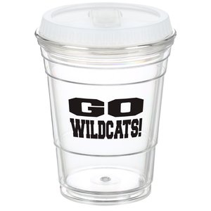 Game Day Cup with Lid - 16 oz. - Translucent Main Image