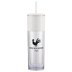 Ice Cool Tumbler with Straw - 16 oz. Main Image