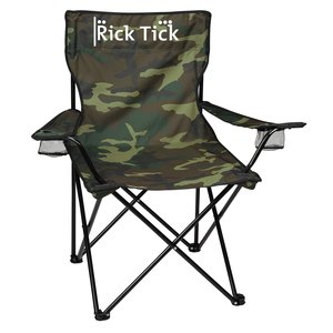 Camo Folding Chair with Carrying Bag Main Image