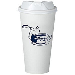 Insulated Paper Travel Cup with Lid - 20 oz. Main Image