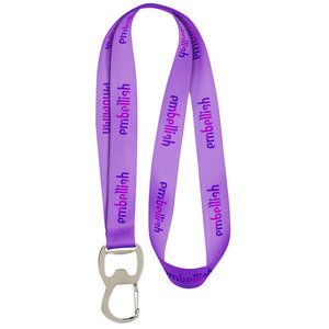 Bottle Opener Lanyard with Clip Main Image