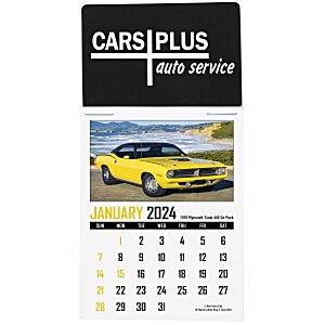 Muscle Car Stick Up Calendar - Rectangle Main Image