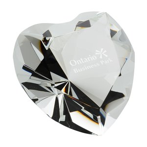 Crystal Paperweight - Heart Main Image