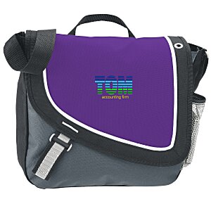 A Step Ahead Messenger Bag - Embroidered Main Image