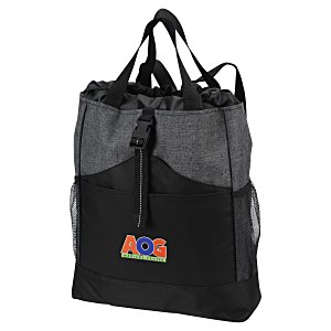 Eclipse Backpack Tote - Embroidered Main Image