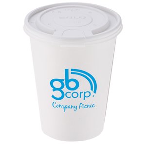 Paper Hot/Cold Cup - 12 oz. with Tear Tab Lid Main Image