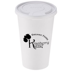Paper Hot/Cold Cup - 16 oz. with Tear Tab Lid Main Image