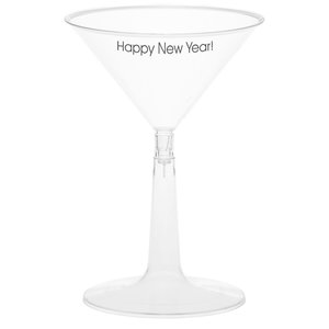 2-Piece Plastic Martini Glass - 6 oz. Main Image