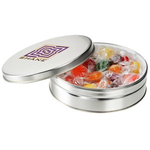 Silver Gift Tin - Assorted Hard Candy Main Image
