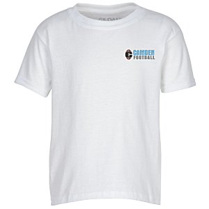 Gildan DryBlend 50/50 T-Shirt - Youth - Embroidered - White Main Image