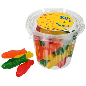 Round Snack Pack - Assorted Gummy Fish Main Image