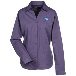 Stain Release Cross Weave Shirt - Ladies' Main Image