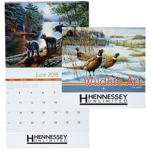 Wildlife Art Appointment Calendar - Stapled Main Image