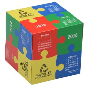 Fun Shapes Cube Calendar - Puzzle Main Image