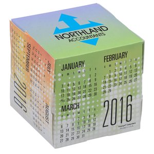 Fun Shapes Cube Calendar - Dots Main Image