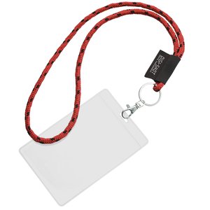 Inquirer Lanyard with Badge Holder Main Image