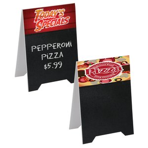 Double Sided Tabletop Chalkboard Tent Main Image