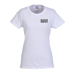 Gildan Heavy Cotton T-Shirt - Ladies' - Screen - White Main Image