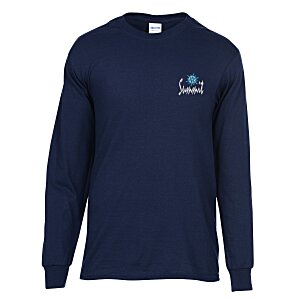 Gildan Heavy Cotton LS T-Shirt - Men's - Embroidered - Colours Main Image