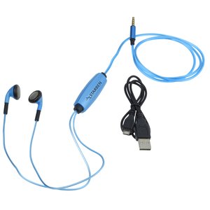 Disco LED Earbuds - Closeout Main Image