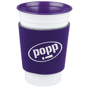 Colour Scheme Party Cup with Sleeve - 16 oz. Main Image