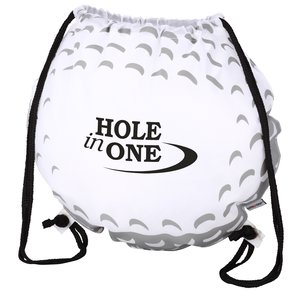 Game Time! Golf Ball Drawstring Backpack - Overstock Main Image