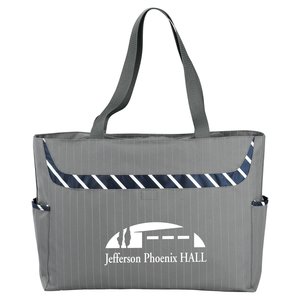 Dapper Zippered Business Tablet Tote-Closeout Main Image